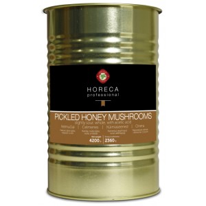Honey mushrooms pickled KKF, 4,2 kg / 2,36 kg